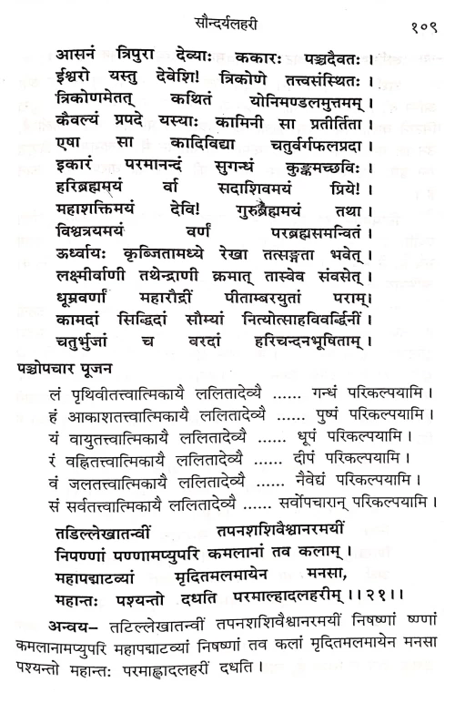 Saundaryalahari (CSBG 218)